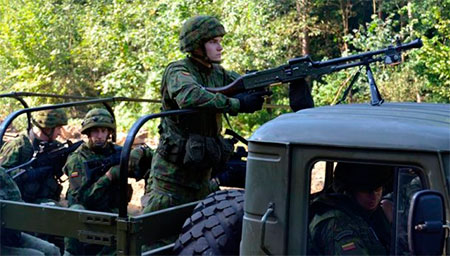 В Литве начались военные учения по отражению гибридной войны